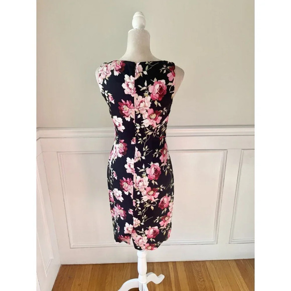 Hobbs London Rita Rose Print Dress 4 - Picture 7 of 10